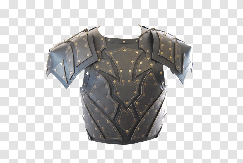 Armour Breastplate Middle Ages Cuirass Shield - Leather Transparent PNG