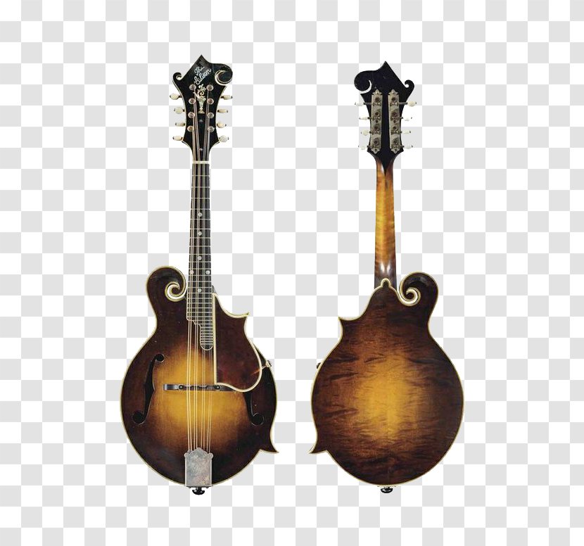 Mandolin Sound Hole Fingerboard Musical Instrument Guitar - Silhouette - Vintage Transparent PNG