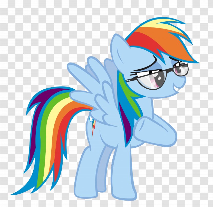 Rainbow Dash Rarity Pony Twilight Sparkle Pinkie Pie - Silhouette - Shades Vector Transparent PNG