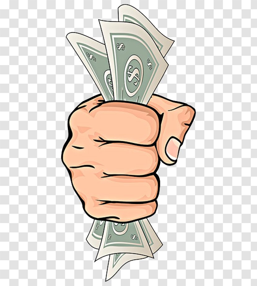 Money Drawing Royalty-free Stock Photography - Holding Company - A Dollar Animation Hand Transparent PNG