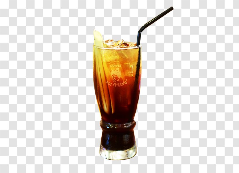Rum And Coke Black Russian Long Island Iced Tea Coffee Cocktail - Alcoholic Drink Transparent PNG