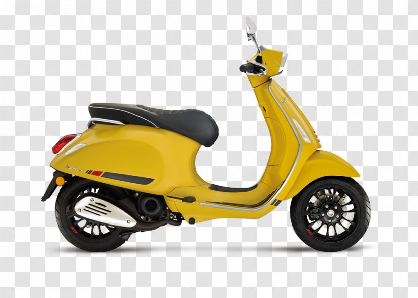 Scooter Piaggio Vespa Sprint Motorcycle - Primavera Transparent PNG