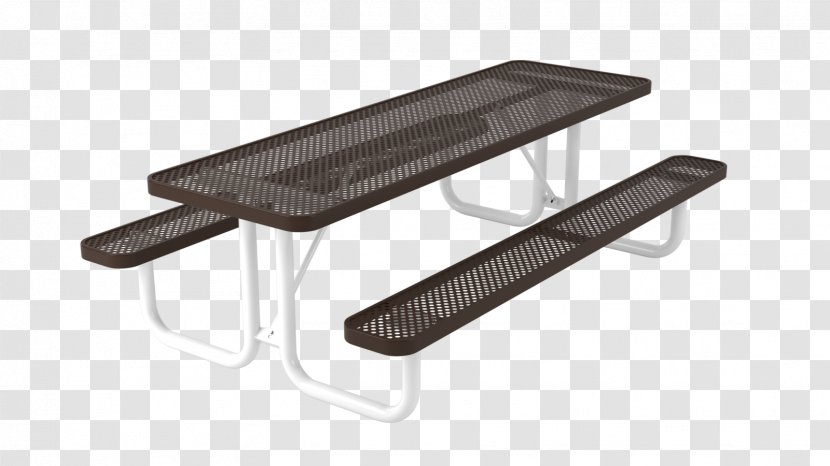 Picnic Table Garden Furniture Bench - Plastic - Top Transparent PNG