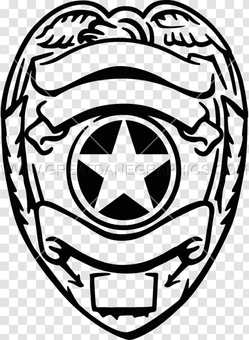 Badge Police Officer Coloring Book Law Enforcement - Picture Of Transparent PNG