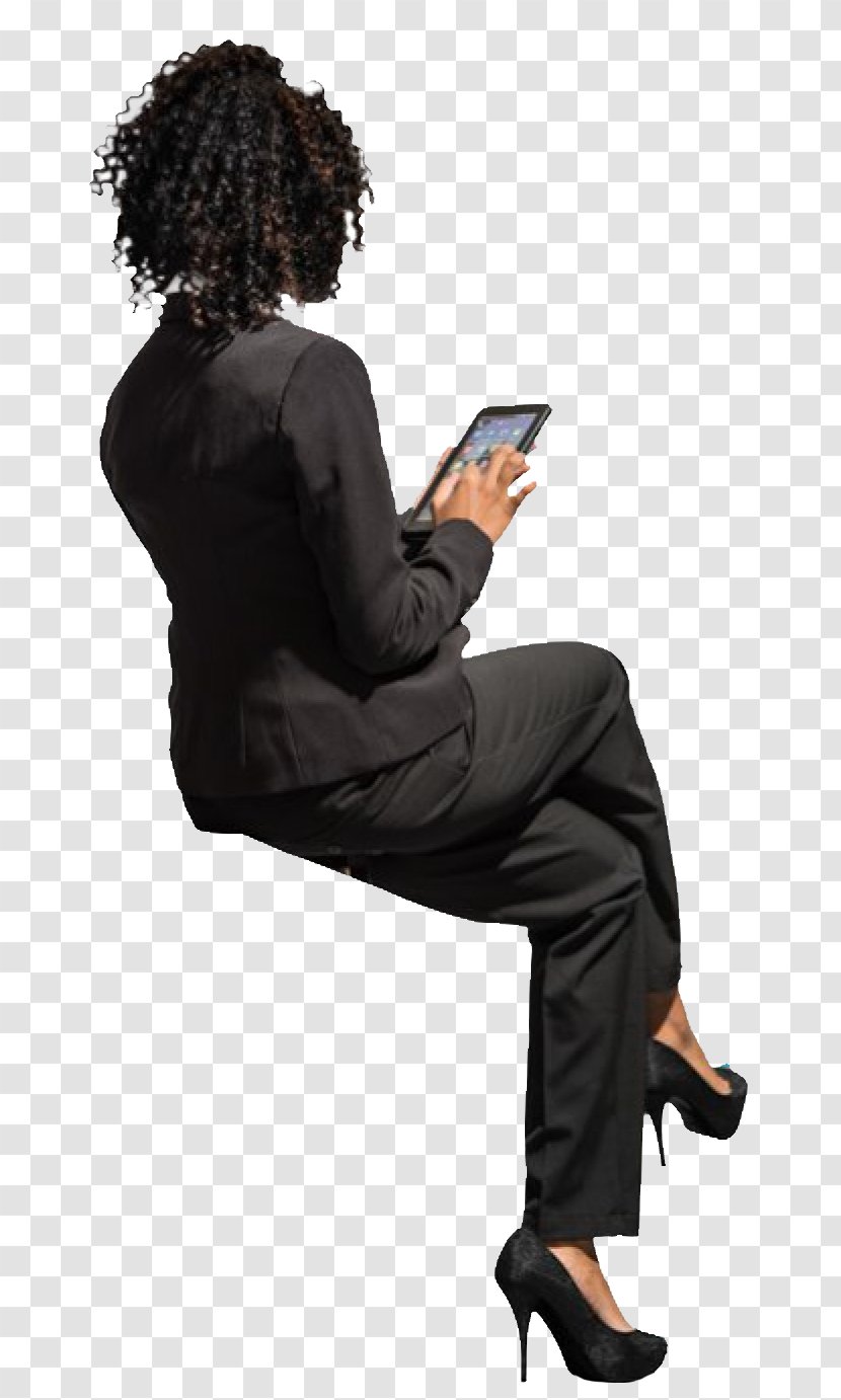 Sitting Human Back Woman Furniture - Babe Transparent PNG