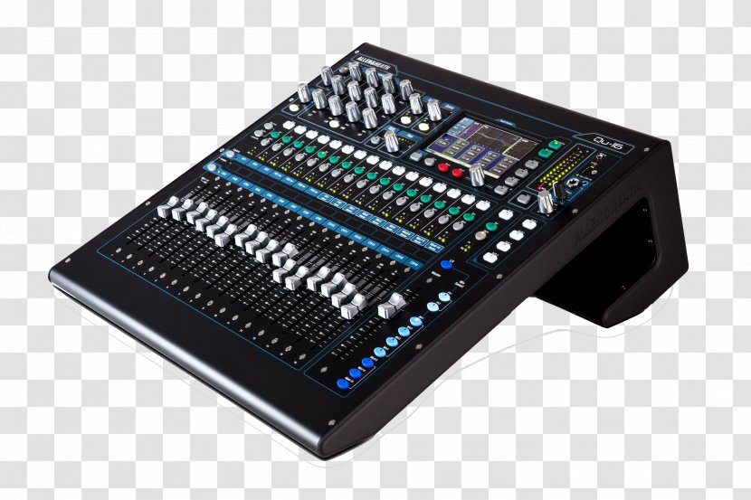 Microphone Allen & Heath QU-16 Digital Mixing Console Audio Mixers - Equipment - Audio-visual Transparent PNG