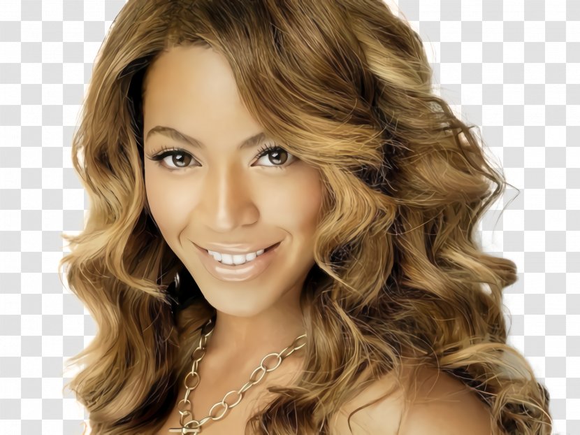 Hair Cartoon - Beyonce Knowles - Surfer Ringlet Transparent PNG