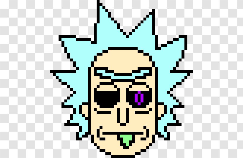 Rick Sanchez Morty Smith Bead Pocket Mortys Pattern - Crossstitch Transparent PNG