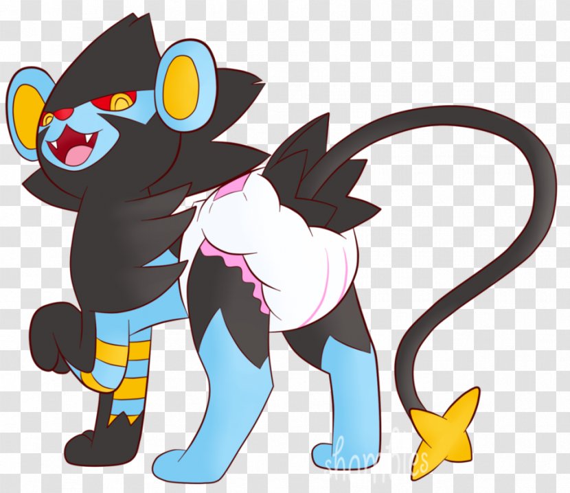 Diaper Cat Luxray Shinx Luxio - Tree Transparent PNG