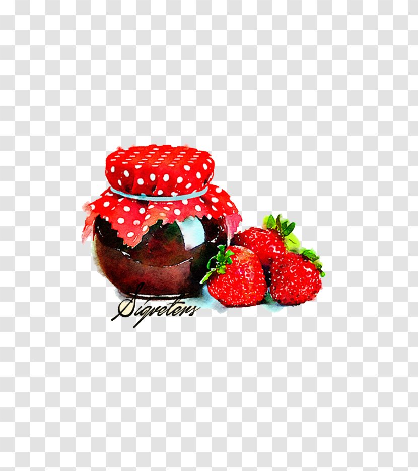 Strawberry Cheesecake Aedmaasikas Food Fruit Preserves - Preserve - Wine Picture Material Transparent PNG