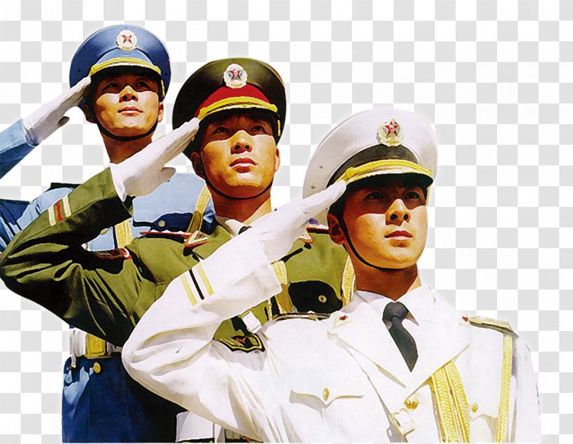 Computer File - Military Police - Soldiers Salute Transparent PNG