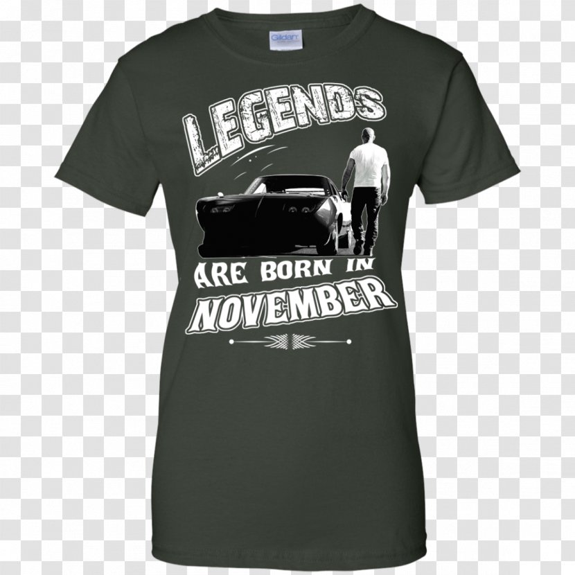 T-shirt Clothing Amazon.com Sleeve - Collar - Legends Are Born In November Transparent PNG