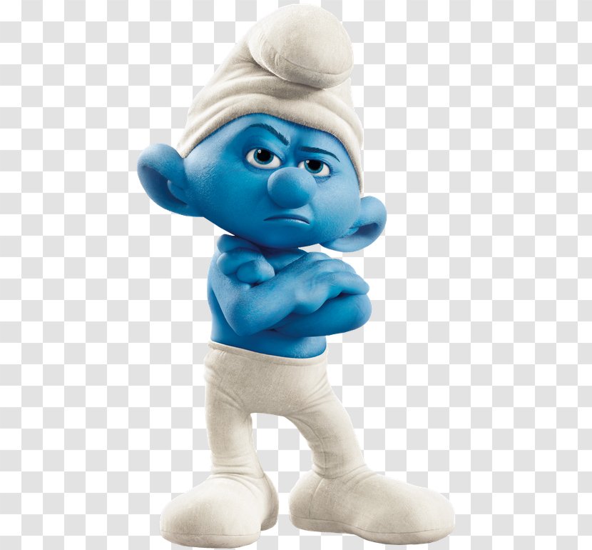 Grouchy Smurf Papa Brainy Clumsy Smurfette - Smurfs The Lost Village - Os Transparent PNG
