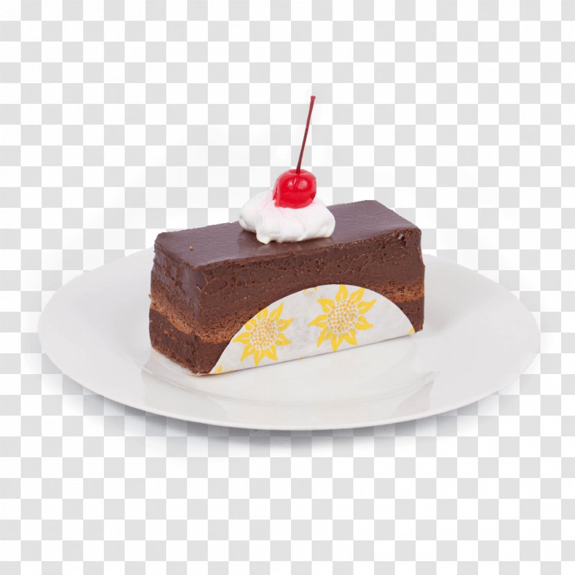 Flourless Chocolate Cake Sachertorte Petit Four - Torte Transparent PNG