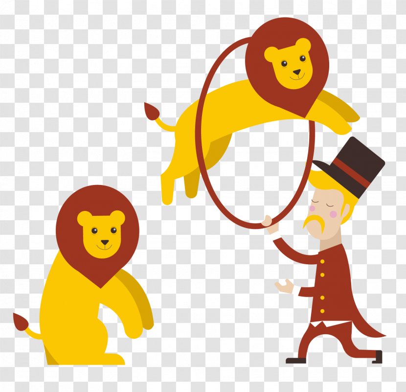 Lion Performance Circus Clip Art - Juggling - Hand-painted Show Transparent PNG