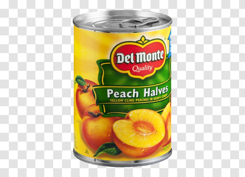 Peach Del Monte Foods Juice Vegetarian Cuisine - Sauce Transparent PNG