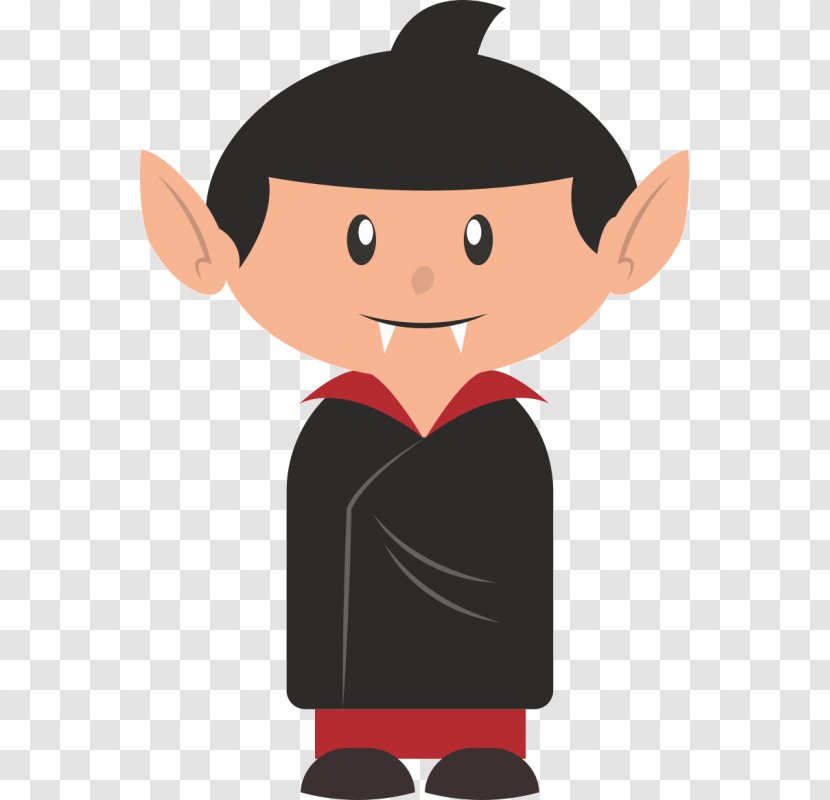 Clip Art Illustration Thumb Character Boy - Cartoon - Baby Vampire Transparent PNG