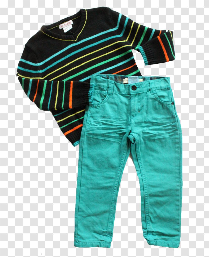 Sleeve Pants Turquoise - Boy Dress Transparent PNG