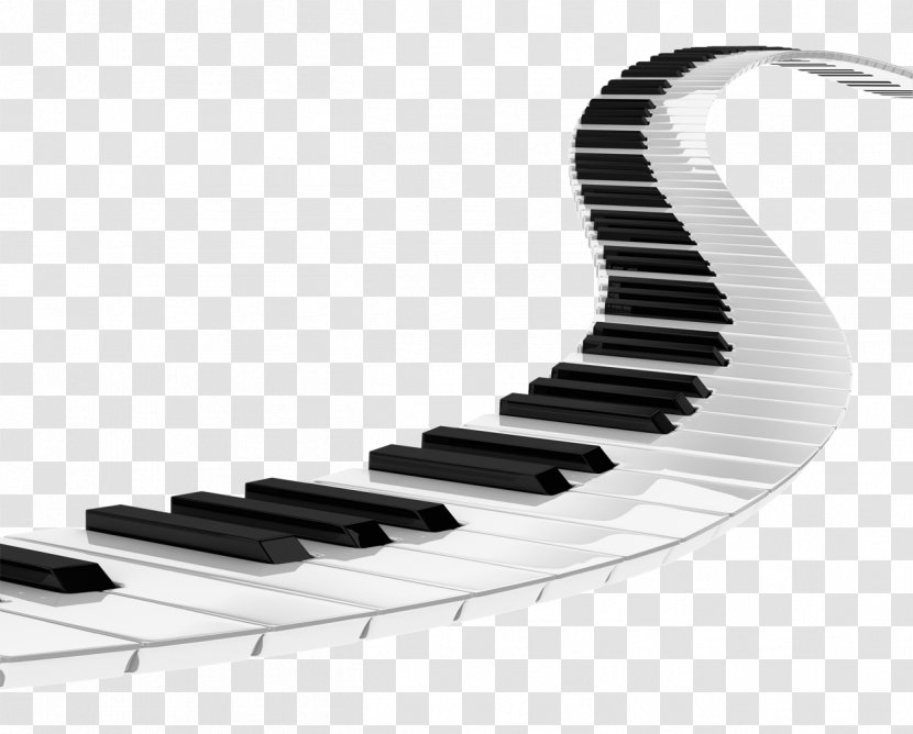 Musical Keyboard Piano Chord - Flower - Teclado Transparent PNG