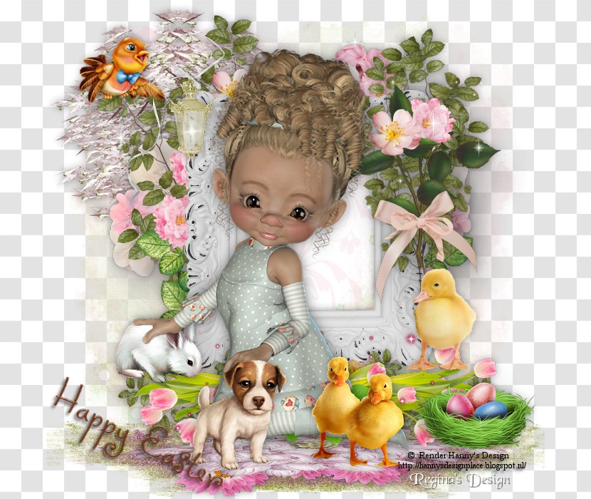 Puppy Easter Doll Google Play - Stuffed Toy - Happy Typography Transparent PNG