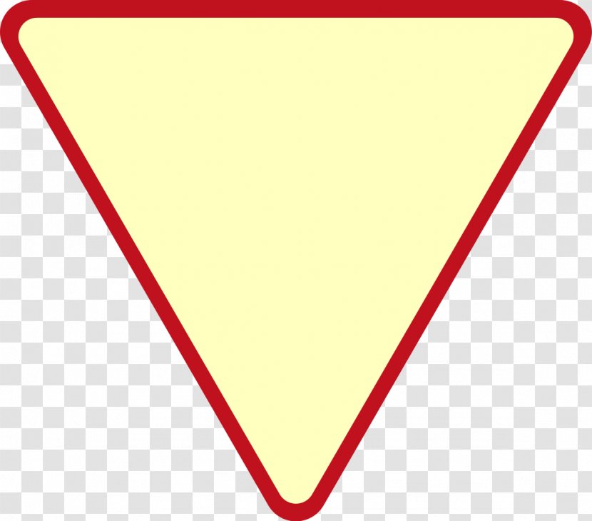 Traffic Sign Yield 28 December Frame And Panel Angle - Free - Rectangle Transparent PNG