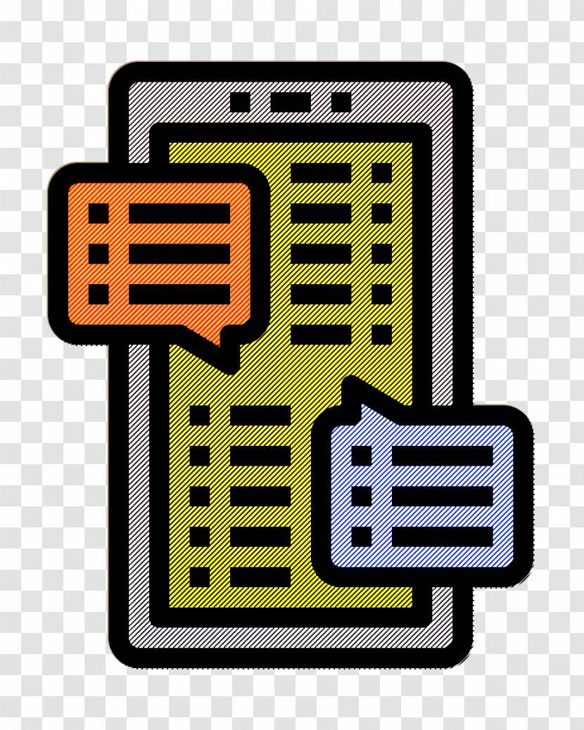 Talk Icon Message Icon Mobile Interface Icon Transparent PNG