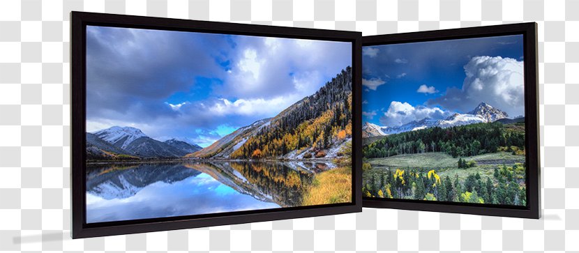 Television Set Window LCD Laptop Computer Monitors - Display Device - Canvas Print Transparent PNG