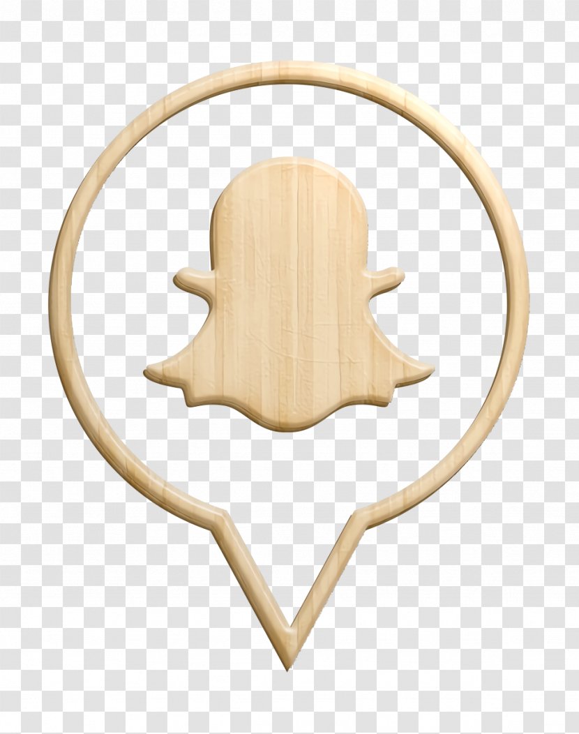 Wood Icon - Snapchat - Symbol Beige Transparent PNG