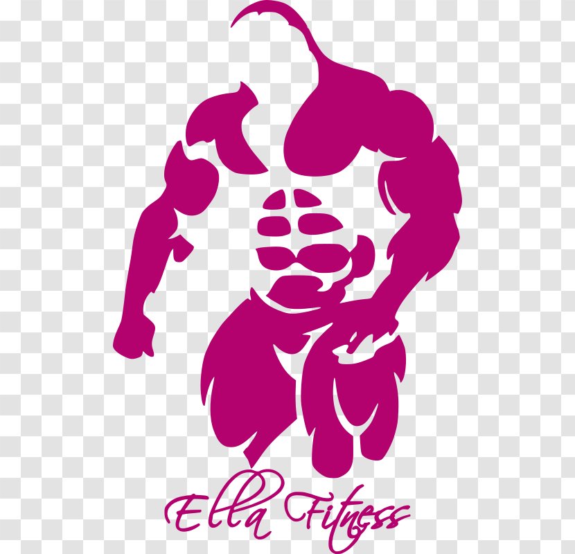Logo Clip Art - Pink - Bodybuilding Transparent PNG