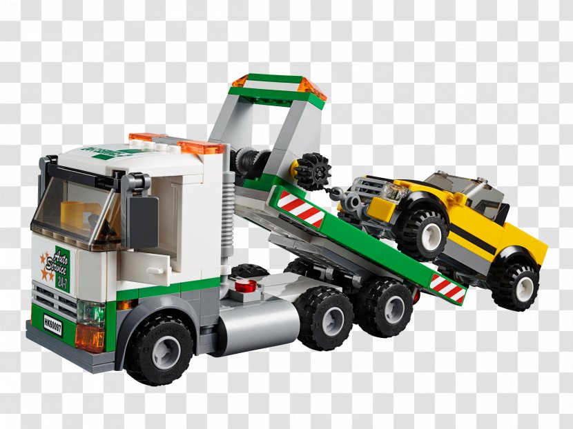 LEGO 60097 City Square Car Lego Minifigure Tow Truck - Driving Transparent PNG