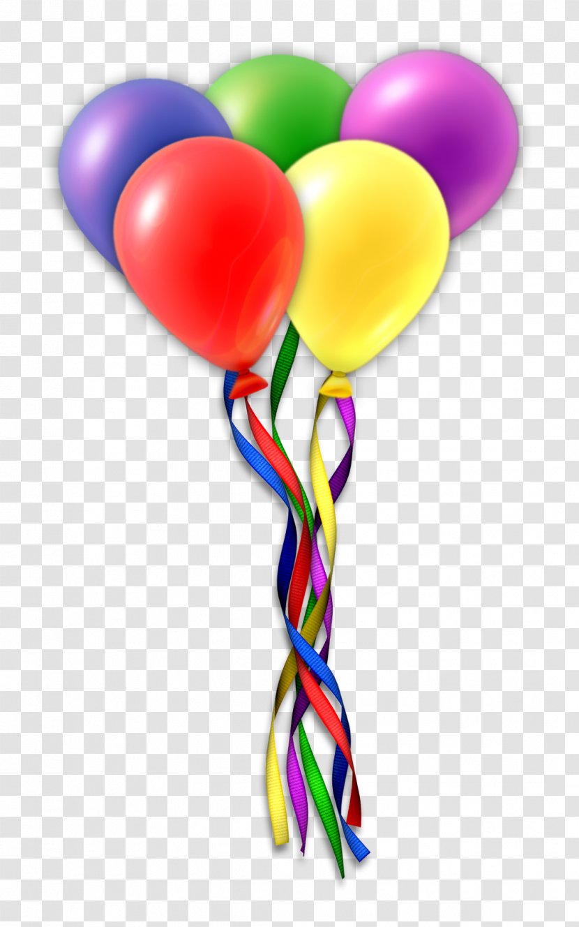 Birthday Cake Balloon Gift Clip Art - Balloons Transparent PNG