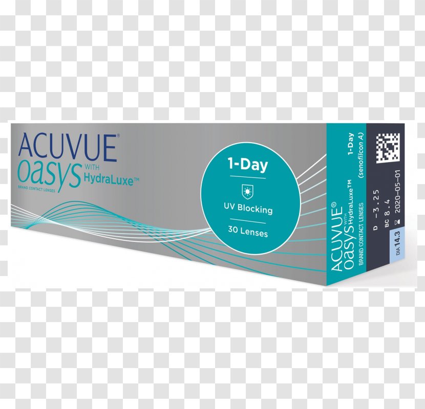 Johnson & Acuvue Oasys 1-Day With Hydraluxe Contact Lenses 2-Week Hydraclear Plus - Optometry - Eye Transparent PNG