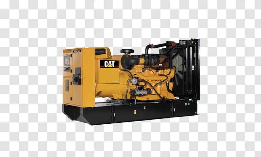 Caterpillar Inc. Diesel Generator Engine-generator Electric Maintenance - Hardware - Machine Transparent PNG