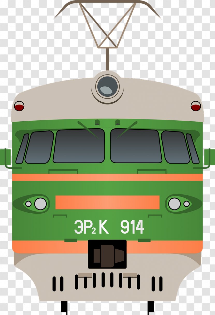 Train Rail Transport Tram Electric Locomotive - Technology - Car Transparent PNG