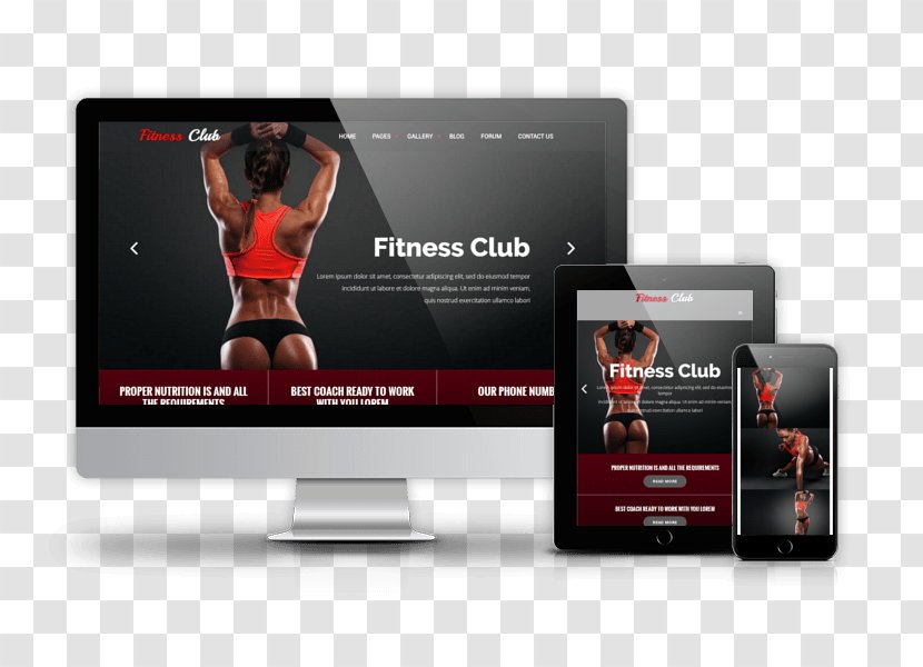 VirtueMart Template Joomla Responsive Web Design Electronics - Virtuemart - Fitness Club Transparent PNG