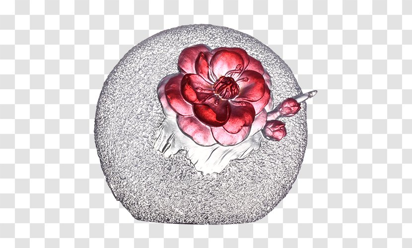 Garden Roses Art Crystal Liuligongfang Liuli Gongfang - Glass - NEW WORK Transparent PNG