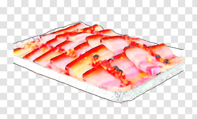 Bacon Sichuan Cuisine Tocino Food - Dish - Hand Painted With Cold Transparent PNG