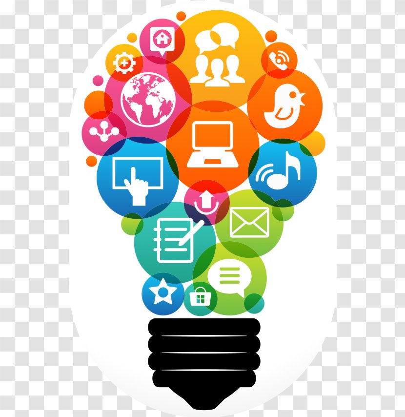 Digital Marketing Background - Social Media - Business Strategy Transparent PNG