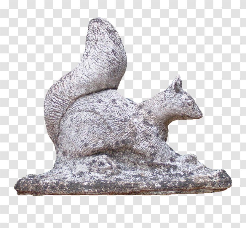 Statue Clip Art - Stone Carving - Classical Sculpture Retro Squirrels Europe And The United States Material Free To Pull Transparent PNG