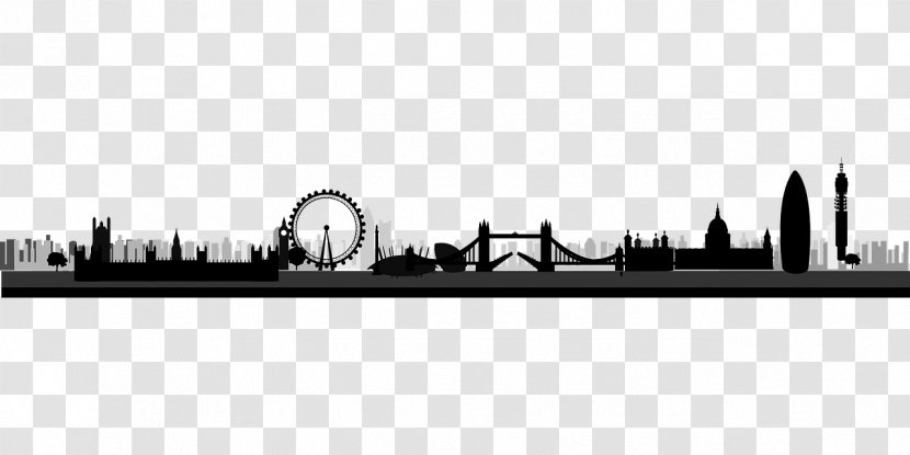 London T-shirt Skyline - Landmarks Transparent PNG