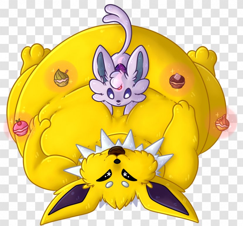 Jolteon Pokémon Flareon Pokédex Espeon - Heart - Flower Transparent PNG