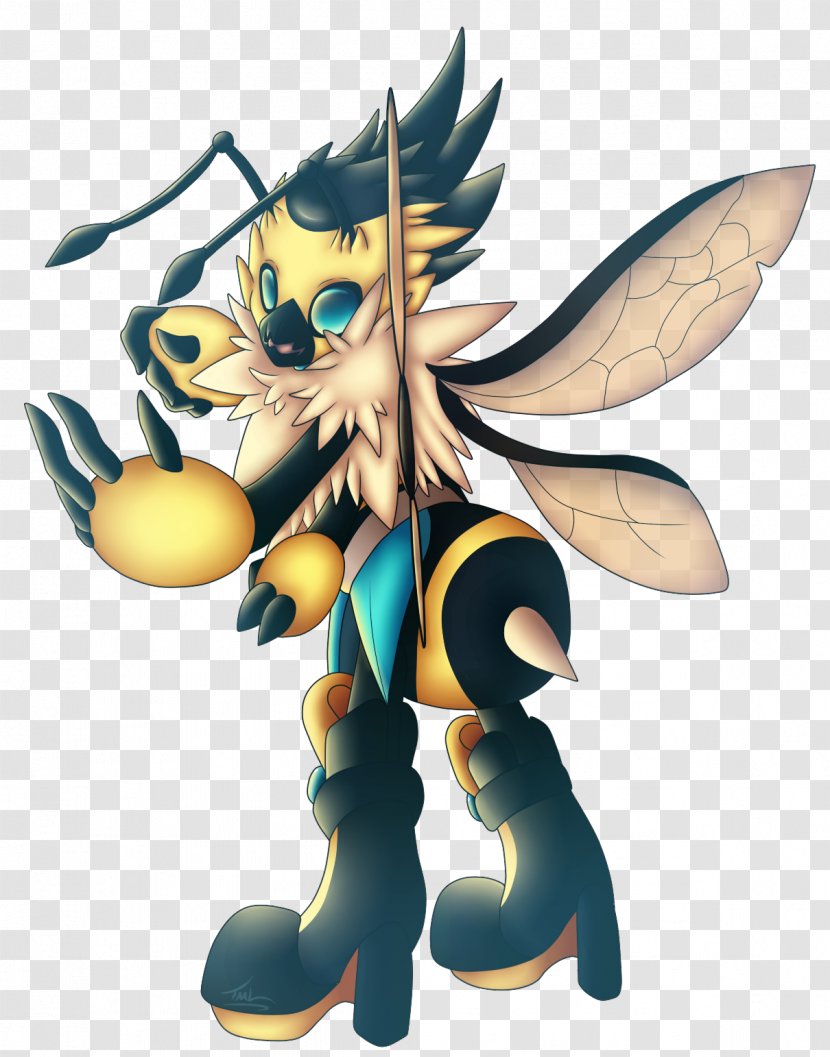 Insect Cartoon Fairy Pollinator - Bee Sting Transparent PNG