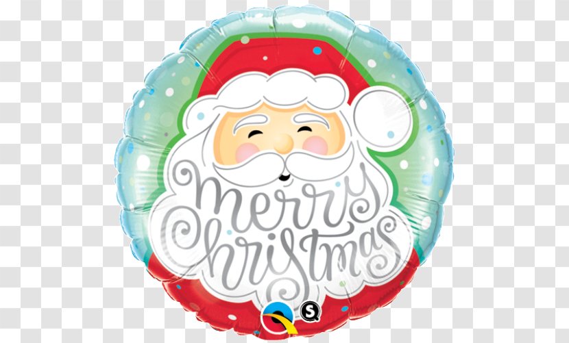 Santa Claus Balloon Christmas Decoration Eve - Ornament Transparent PNG