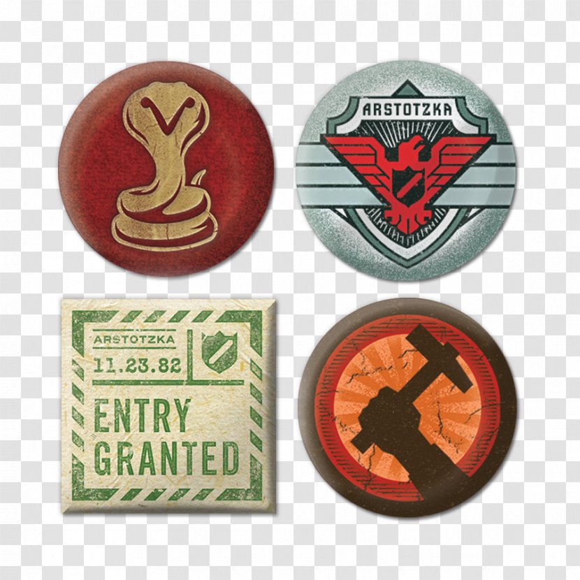 Papers, Please T-shirt Badge - Name - Book Now Button Transparent PNG
