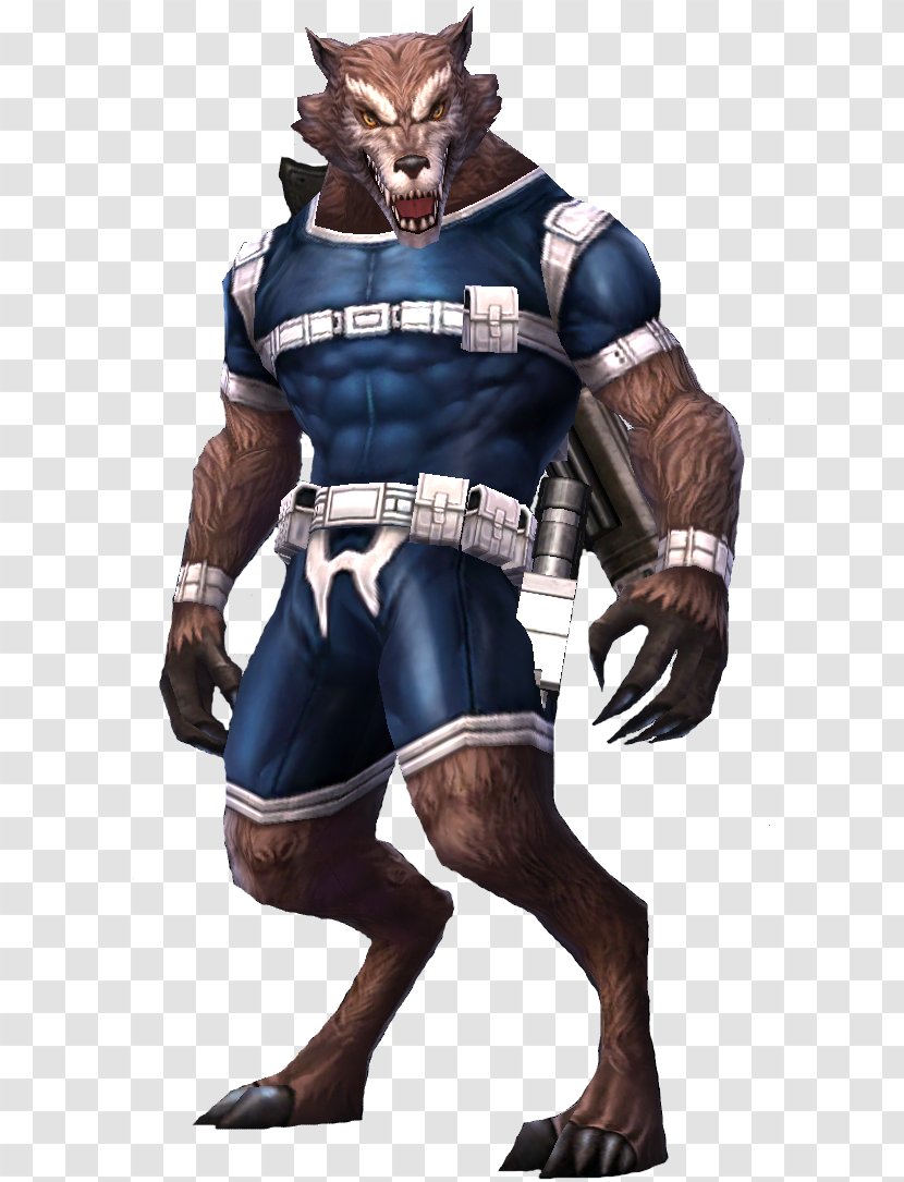 Warwolf Marvel: Future Fight Gray Wolf The Werewolf Of Fever Swamp - Fictional Character Transparent PNG