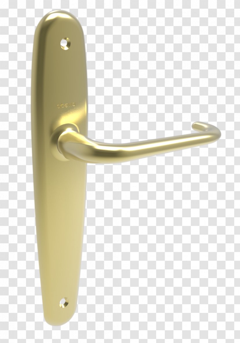 Brass Metal Material Door Handle Alloy - Antimicrobial - Plaque Transparent PNG