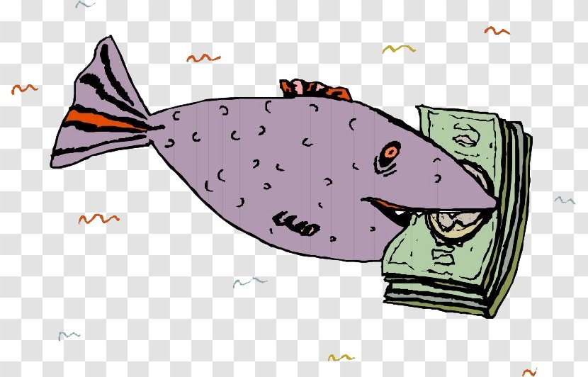 Download - Banknote - Money And Fish Transparent PNG