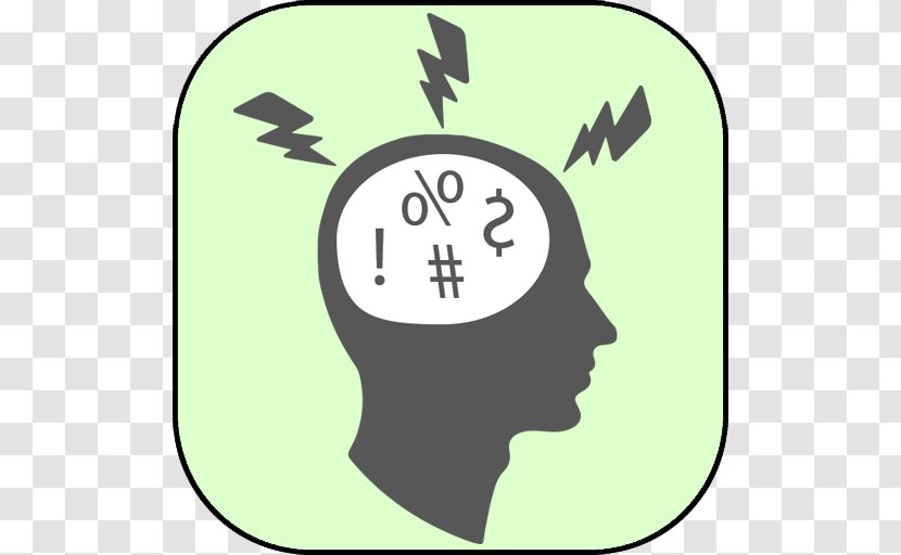 Human Behavior Green Line Clip Art - Face - Stressed Out Transparent PNG