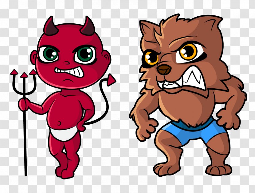 Image Monster Cartoon Download - Werewolf Transparent PNG