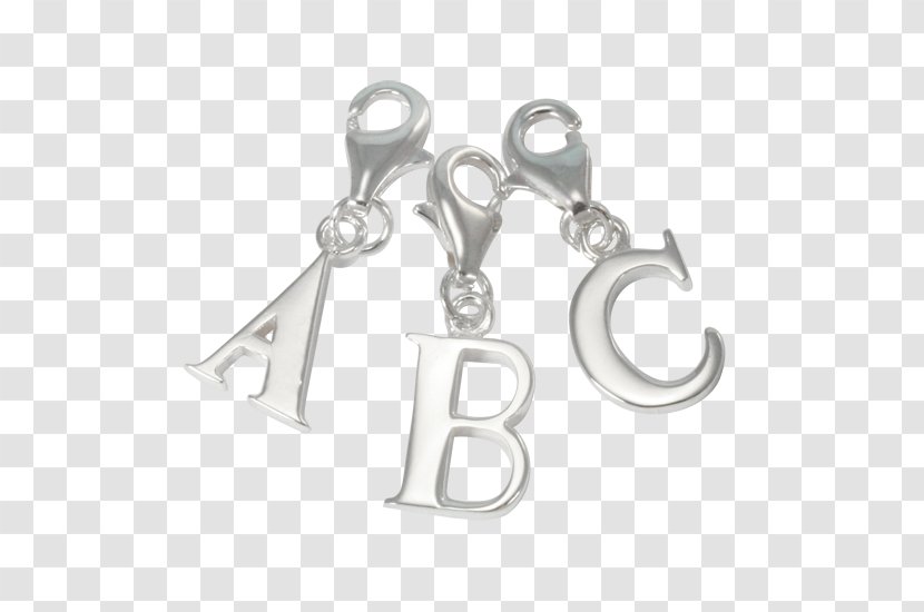 Earring Charm Bracelet Silver Charms & Pendants - Jewellery Transparent PNG